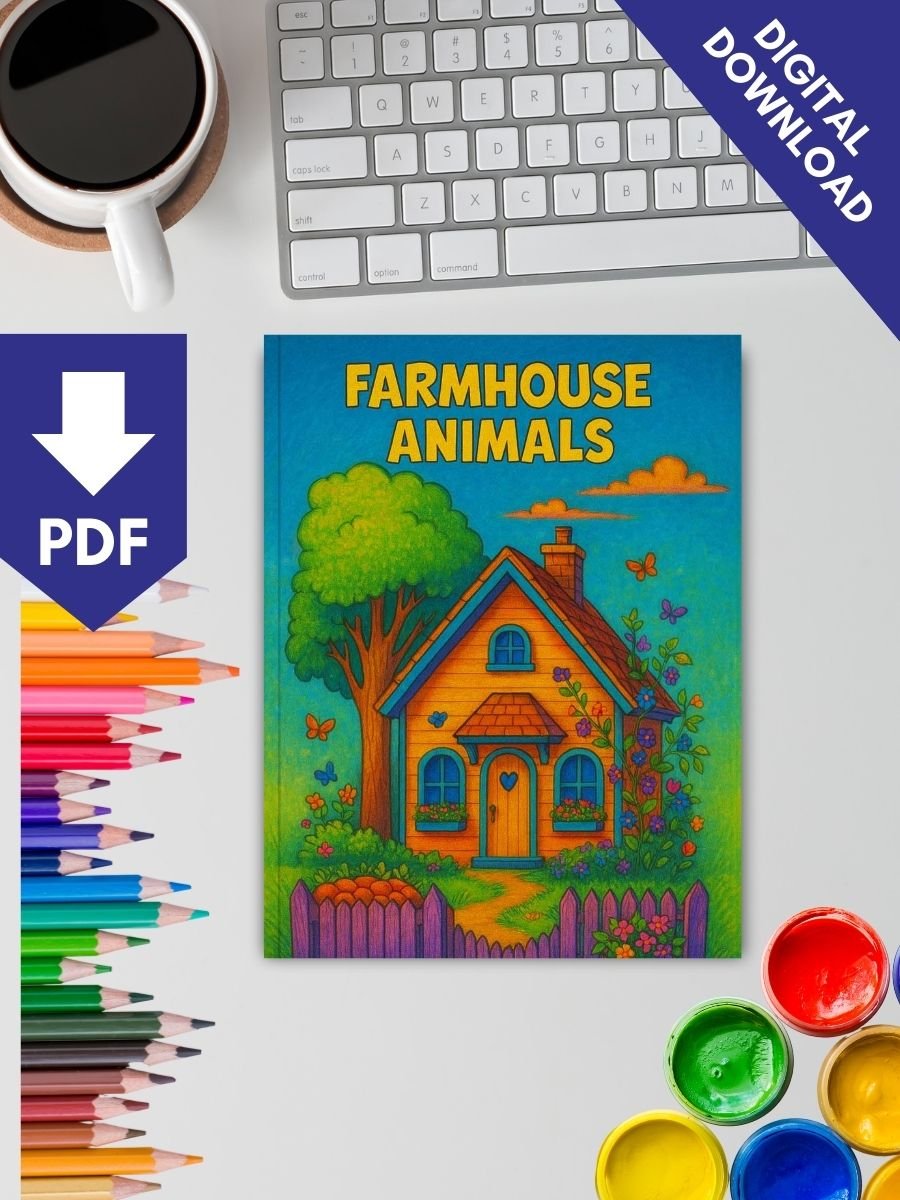 My First Farmhouse Animals (12 Pages) - Image 2