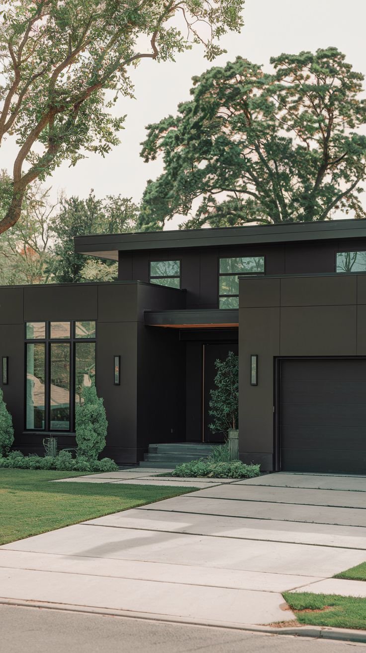25 Beautiful Dark Exterior House Colors for a Stylish Home Transformation