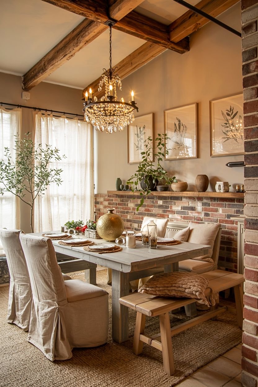 29 Cozy Rustic Dining Room Designs