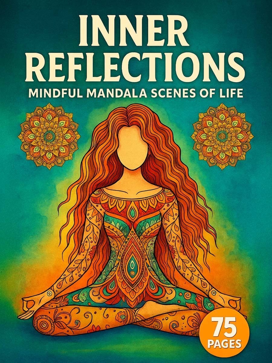 Inner Reflections – 75 Mindful Mandala Scenes of Life