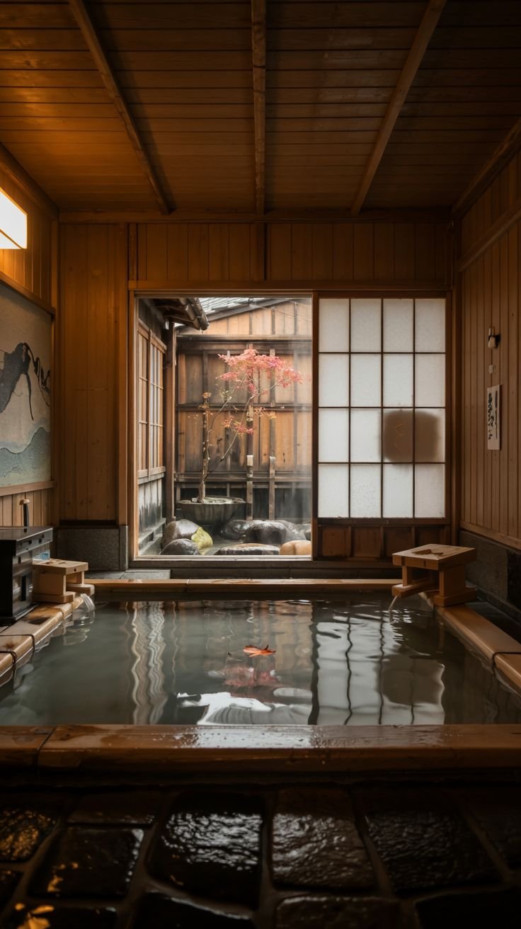 27 Tranquil Japanese Bath House Ideas for a Serene Escape