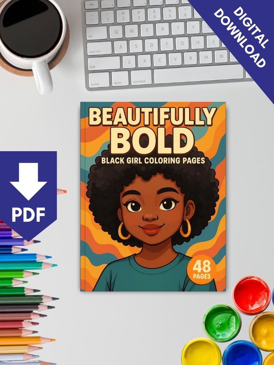 Beautifully Bold – 48 Black Girl Coloring Pages - Image 2