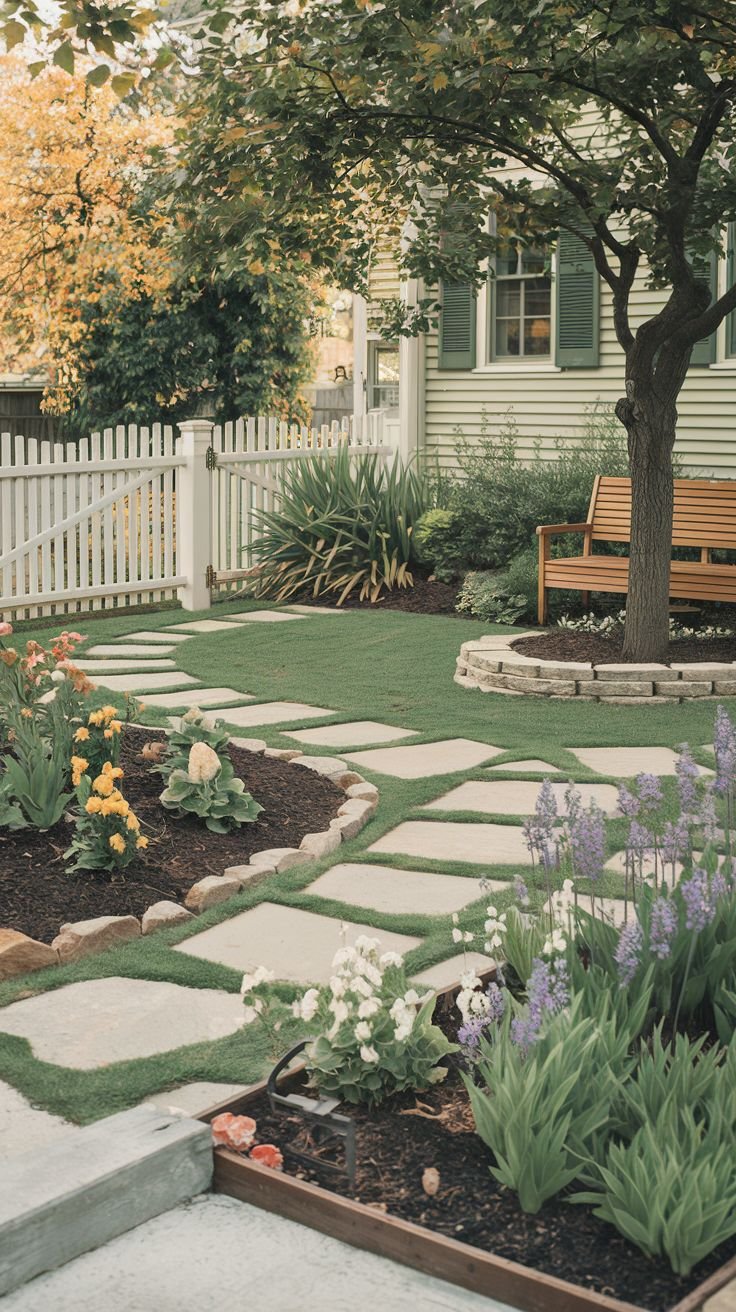 26 Simple & Low Maintenance Front Yard Landscaping Designs for a Comfortable Feel