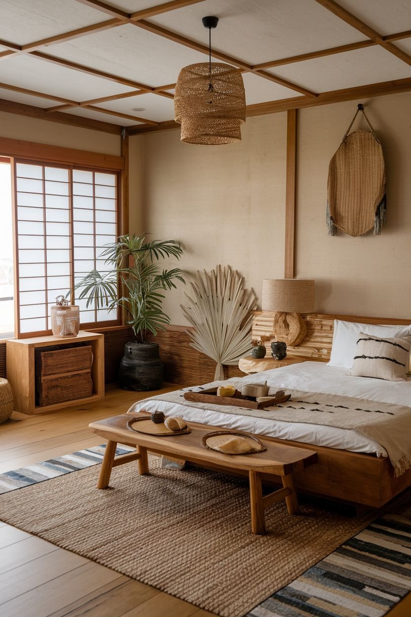 25 Warm Wabi Sabi Bedroom Ideas for Calm & Clarity